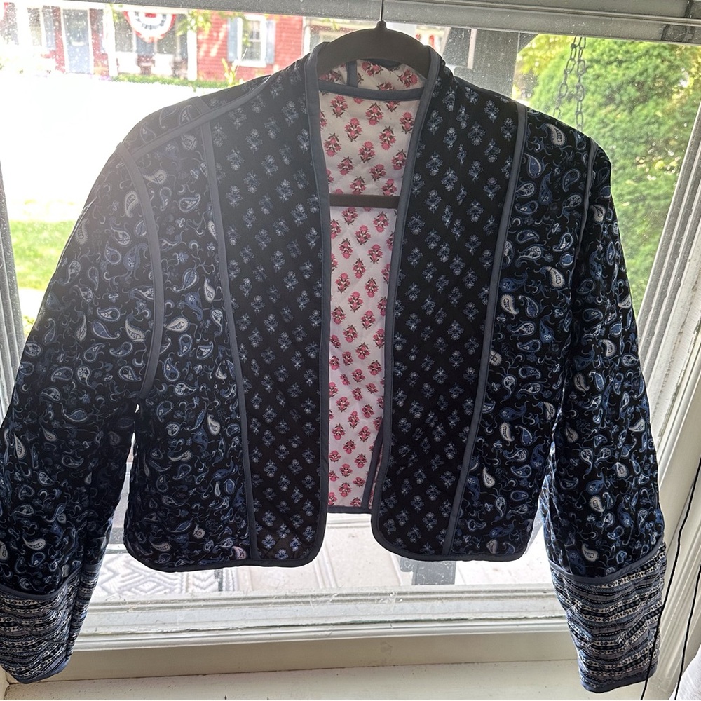 Fully Reversible Quilted Open Front Stylish Jacke… - image 3